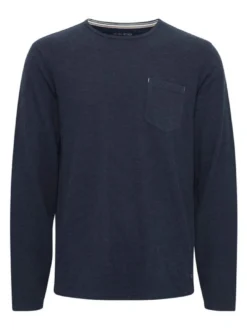 BLEND Herren Langarmshirt - BHTee in blau