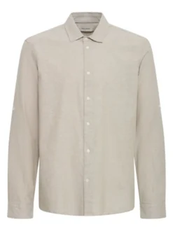 BLEND Herren Leinenhemd - BHAban in beige