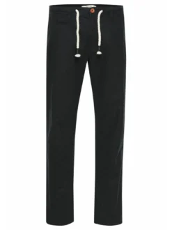 BLEND Herren Leinenhose - BHLanias in schwarz