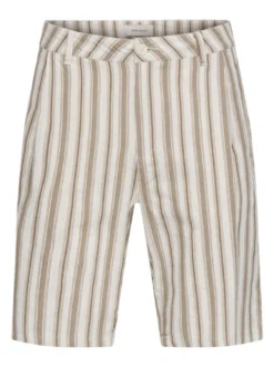 BLEND Herren Leinenhose - BHMaddox Relaxed Fit in weiß