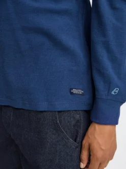 BLEND Herren Longsleeve - BHTee in blau