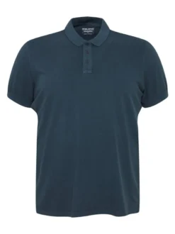 BLEND Herren Poloshirt - BHBShirt Big & Tall in blau