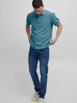 BLEND Herren Poloshirt - BHEdington in blau