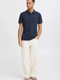 BLEND Herren Poloshirt - BHEfran in blau