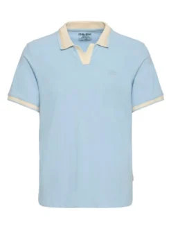 BLEND Herren Poloshirt - BHEvo in hellblau