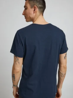 BLEND Herren Print-Shirt - BHPillo in blau