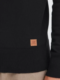 BLEND Herren Rollkragenpullover - BHFibes in schwarz