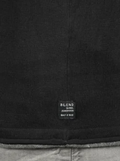 BLEND Herren Rundhalspullover - BHOdin in schwarz
