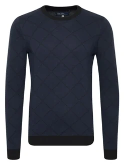 BLEND Herren Rundhalspullover - BHNison in blau