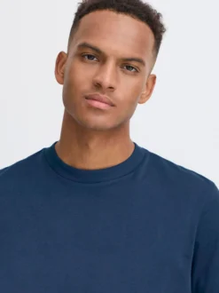 BLEND Herren Rundhalsshirt - BHIvo 2er-Pack in blau