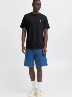 BLEND Herren Rundhalsshirt - BHJanus in schwarz