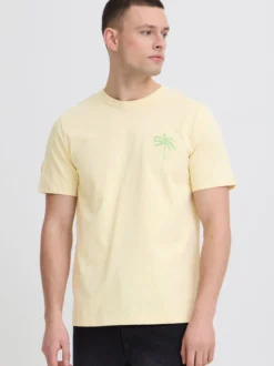 BLEND Herren Rundhalsshirt - BHSun in sand