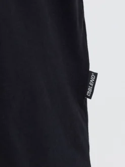 BLEND Herren Rundhalsshirt - BHKurtis Backprint in schwarz