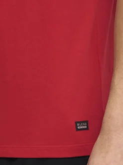 BLEND Herren Rundhalsshirt - BHDoppler in rot