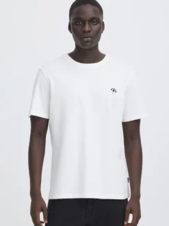 BLEND Herren Rundhalsshirt - BHEbo in weiß