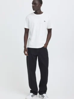 BLEND Herren Rundhalsshirt - BHEbo in weiß