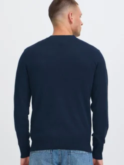 BLEND Herren Strickjacke - BHFinex in blau