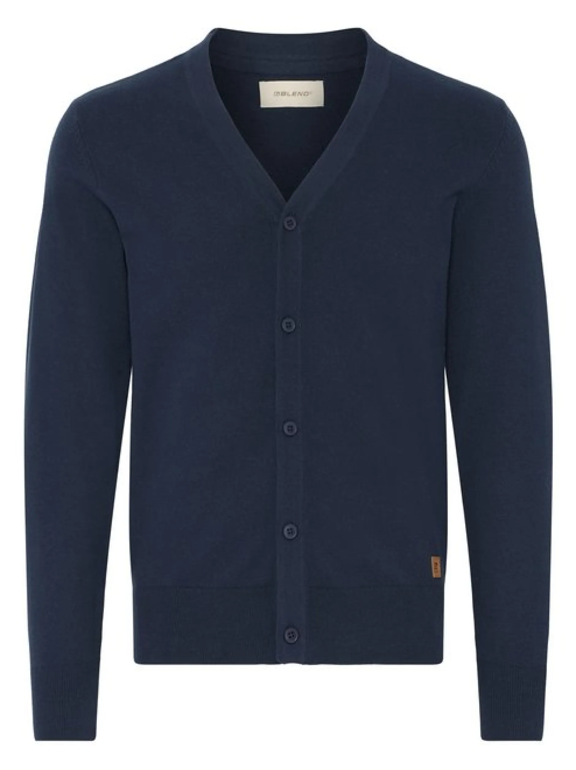 BLEND Herren Strickjacke - BHFinex in blau