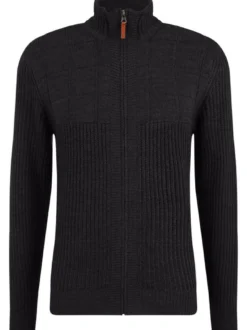 BLEND Herren Strickjacke - BHOteros in schwarz