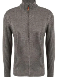 BLEND Herren Strickjacke - BHOteros in grau