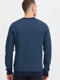 BLEND Herren Strickpullover in blau