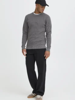 BLEND Herren Strickpullover - BHBaal in grau