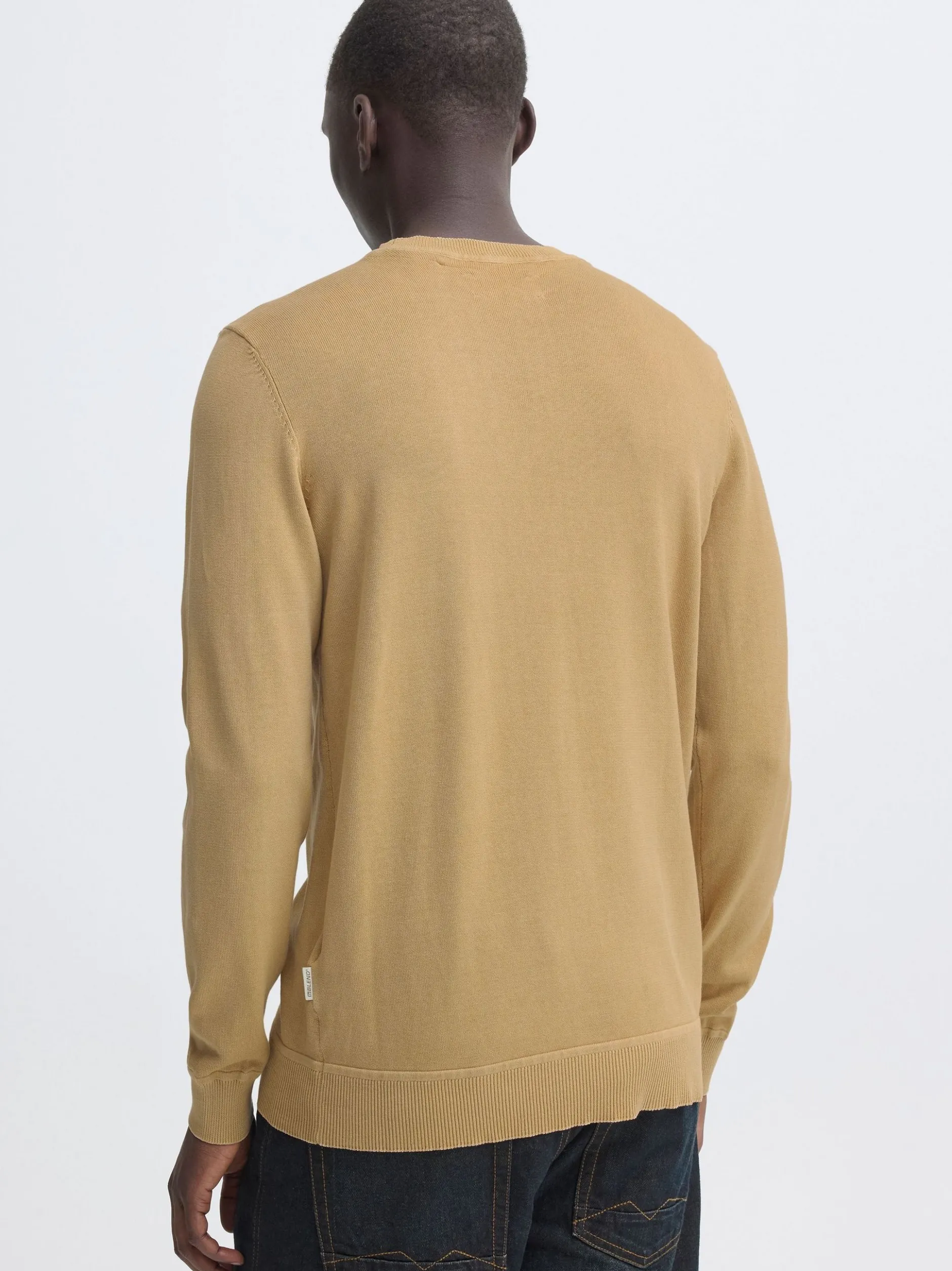 BLEND Herren Strickpullover - BHAddo in beige