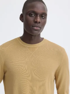 BLEND Herren Strickpullover - BHAddo in beige