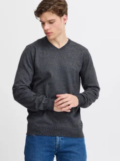 BLEND Herren Strickpullover - BHBruton in schwarz