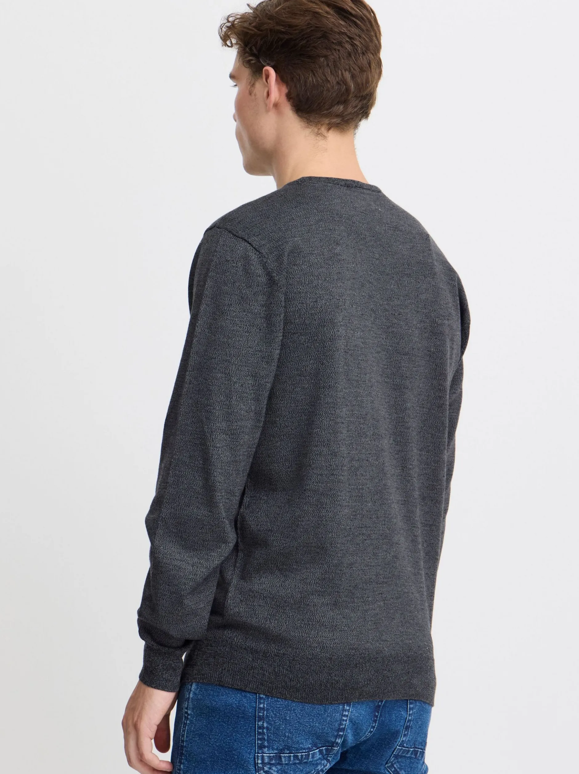 BLEND Herren Strickpullover - BHBruton in schwarz