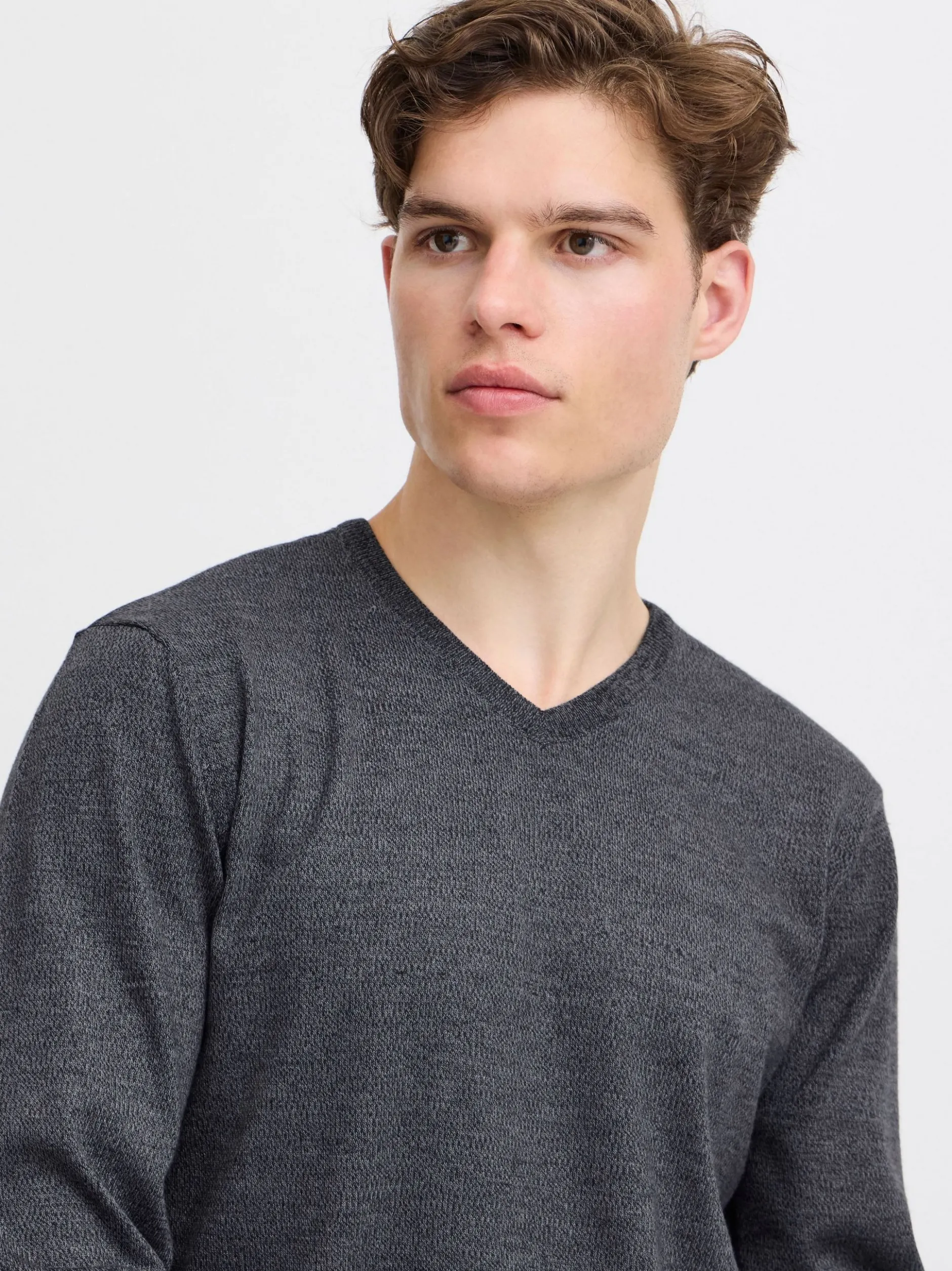BLEND Herren Strickpullover - BHBruton in schwarz