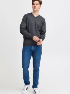 BLEND Herren Strickpullover - BHBruton in schwarz