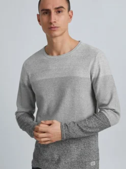 BLEND Herren Strickpullover - BHHans in schwarz