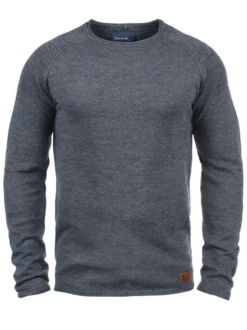 BLEND Herren Strickpullover - BHDan in blau