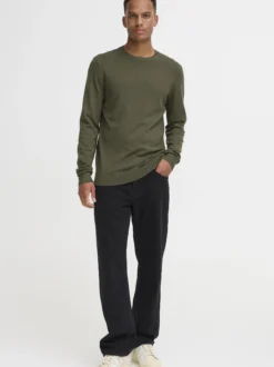 BLEND Herren Strickpullover - BHDan in grün