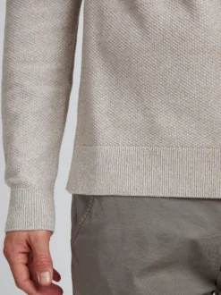 BLEND Herren Strickpullover - bhpullover in beige