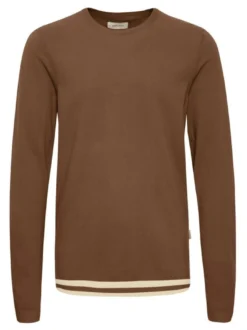 BLEND Herren Strickpullover - BHPullover in braun