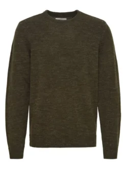 BLEND Herren Strickpullover - BHPullover in grün