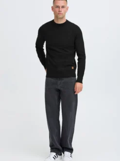 BLEND Herren Strickpullover - BHFinn in schwarz
