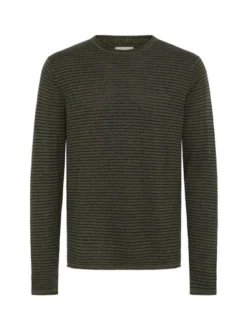 BLEND Herren Strickpullover - BHBror in oliv