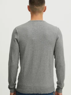 BLEND Herren Strickpullover - BHPullover in grau