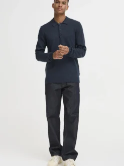 BLEND Herren Strickpullover - BHDeno in blau