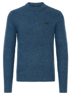 BLEND Herren Strickpullover - BHPattax in blau