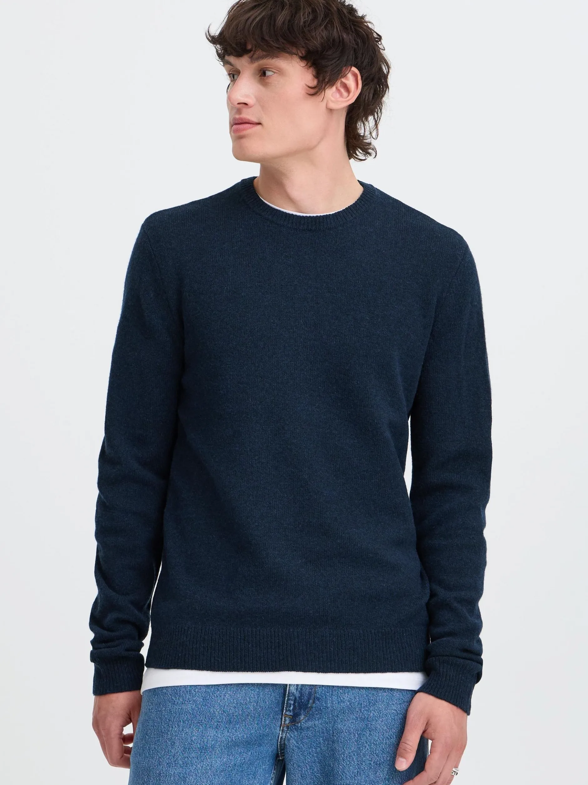 BLEND Herren Strickpullover - BHBranko in indigo