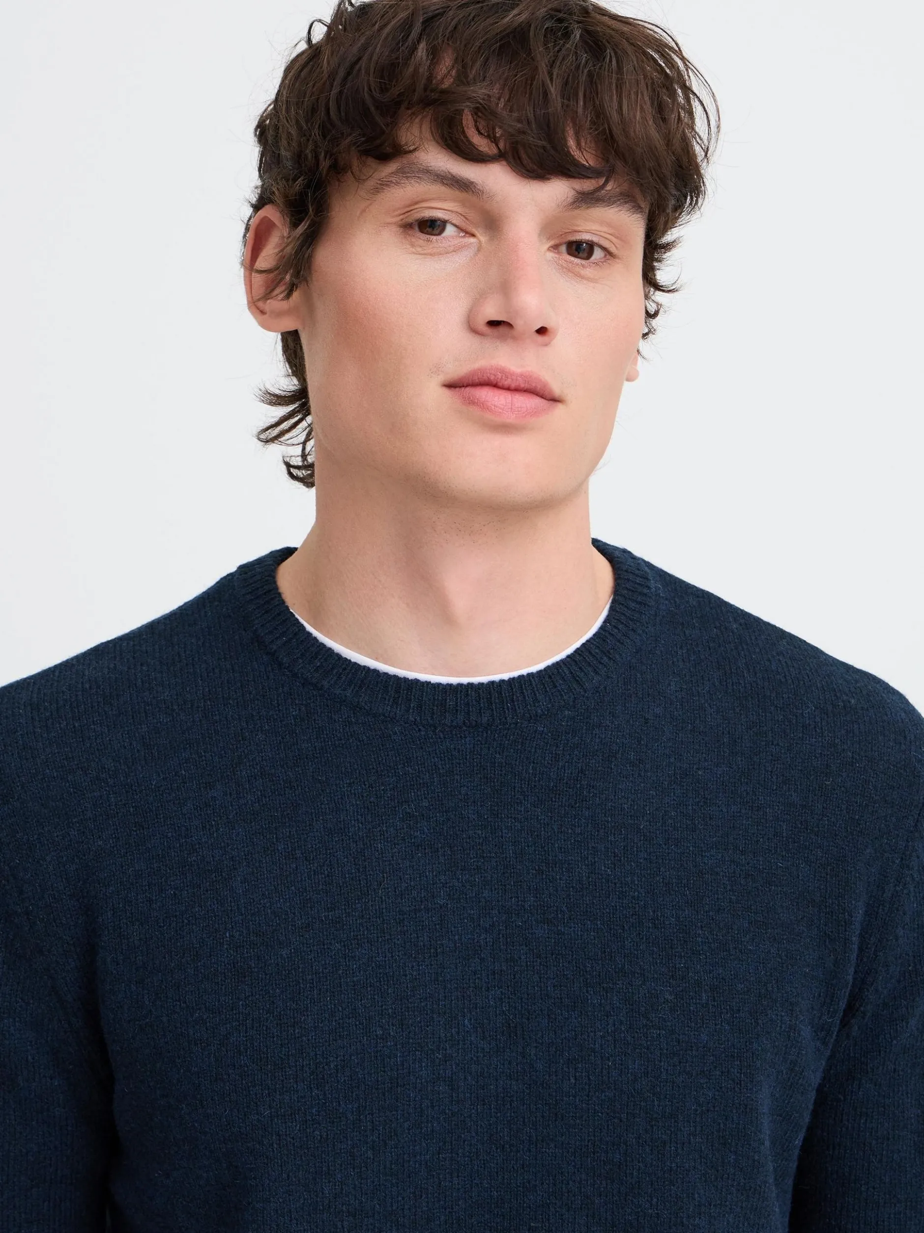 BLEND Herren Strickpullover - BHBranko in indigo