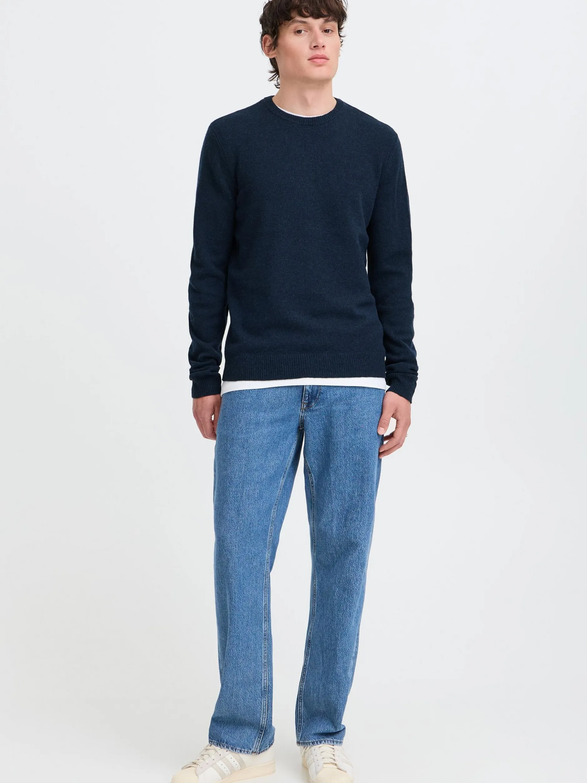 BLEND Herren Strickpullover - BHBranko in indigo