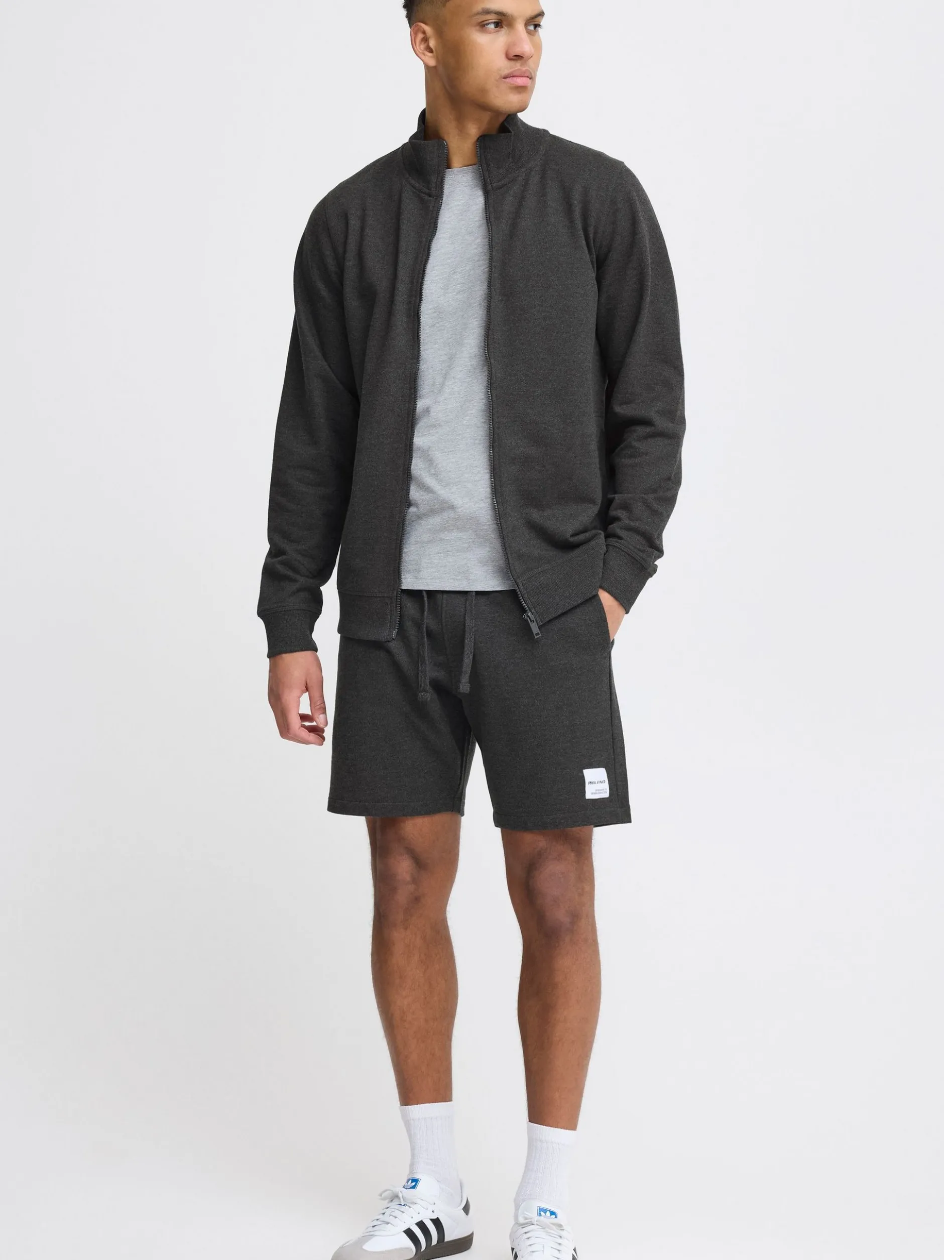 BLEND Herren Sweatshorts - BHHarden in anthrazit