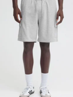 BLEND Herren Sweatshorts - BHKarlos Sweat Cargo in grau