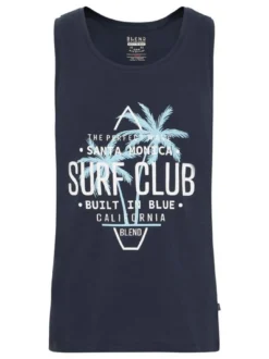 BLEND Herren Tanktop - BHCali in blau