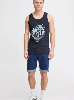 BLEND Herren Tanktop - BHCali in blau